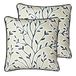 furn. Annika polyester gevulde kussens (Twin Pack), havermout, 50 x 50 cm