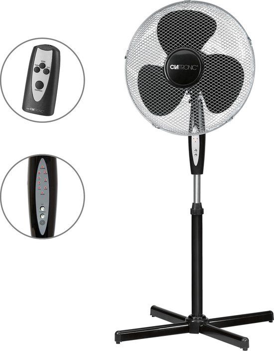 Clatronic VL 3741 S - Ventilator - Zwart