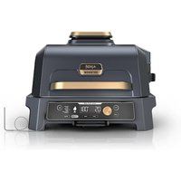 Ninja OG901EUBL1 Woodfire Pro Connect XL Elektrische BBQ Grill & Smoker met Hoes - Blauw & Goud