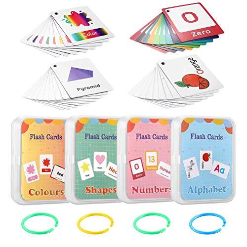 Leikance Kids Early Learning Cards,Numbers Alfabetten Kleuren en Vormen