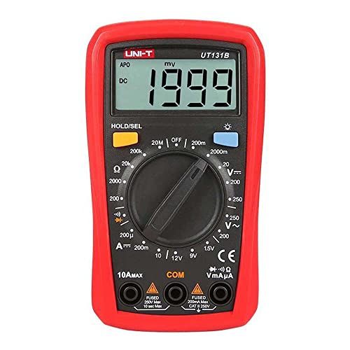 UNIT UT131B Multimeter - Handpalmgrootte - 200 V-250 V AC - 200 µA-10 A - 2022 Model
