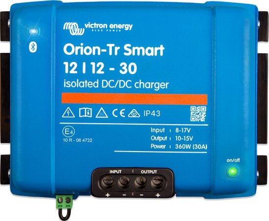 Victron Energy Victron Orion-Tr Smart 12/12-30A (360W) geÃ¯soleerd