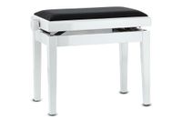 GEWA Pianobank Deluxe Wit hoogglans