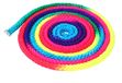 Merkloos Gymnastiektouw Professionele Kwaliteit - Turntouw - Trainingstouw - Nylon - 2,8 m - Regenboogkleuren - Geschikt voor Artistieke Gymnastiek