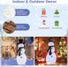 COAST™ Opblaasbare Sneeuwpop met Vogels - 70 LED - 99 x 17 x 127 cm