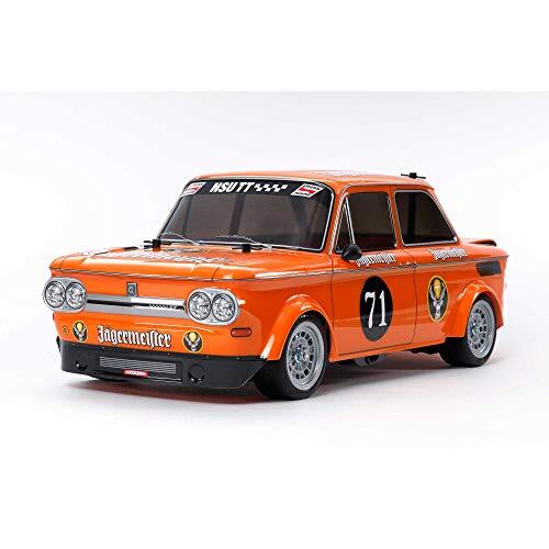 tamiya 58649 58649-1:10 RC NSU TT Prinz Jägermeister M-05, op afstand bestuurde auto/voertuig, modelbouw, bouwpakket, hobby, montage, ongelakt