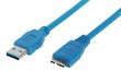 shiverpeaks BS77190 câble USB USB 3.2 Gen 1 (3.1 Gen 1) 0,5 m USB A Micro-USB B Bleu