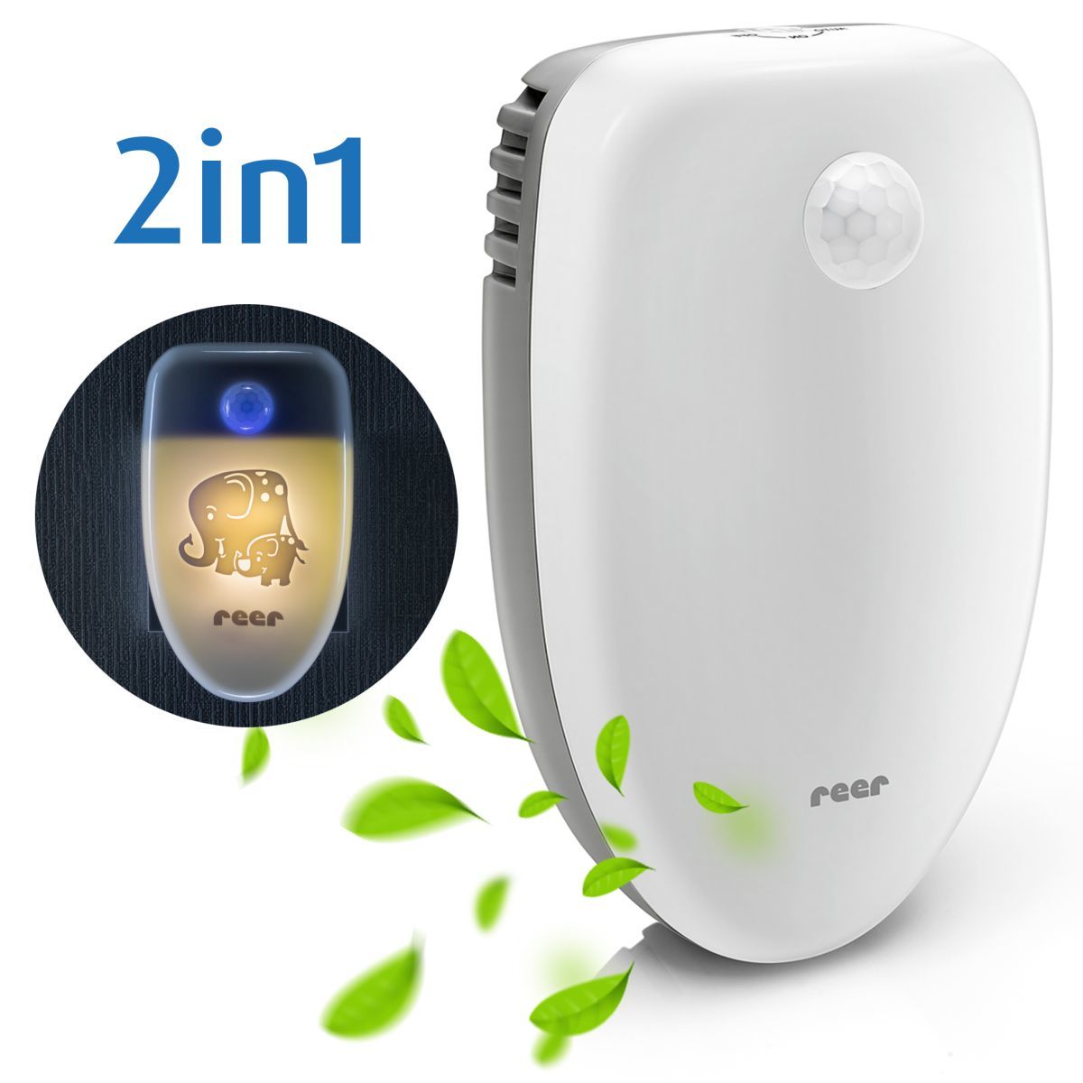 Reer PureAir Luchtreiniger - 50 dB - 5 W - Grijs/Wit