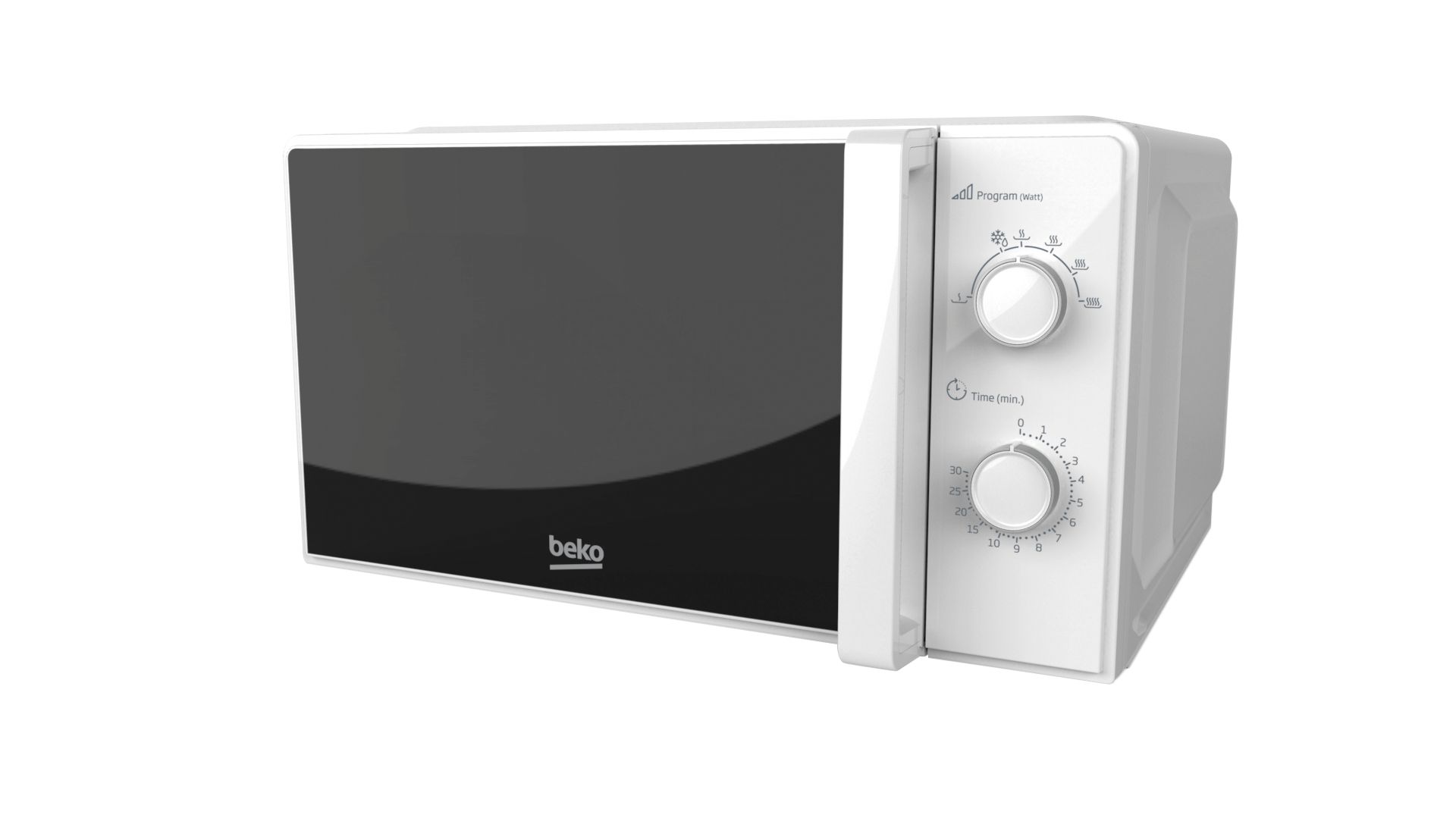 Beko MOC20100WFB Solo Microwave - 20L - 700W - White