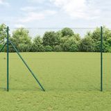 vidaXL Hexagon Hek 1,5 x 100 m PVC Groen