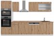 Vicco R-Line Complete keukeneenheid – 300 cm met hoge kast, WB Eik Artisanaal eiken/wit