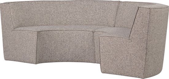 WOOOD Europa 4-Zits Eetbank - Polyester - Zand