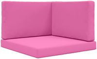 vidaXL Buitenbankkussen Polyester Roze 80 x 80 cm