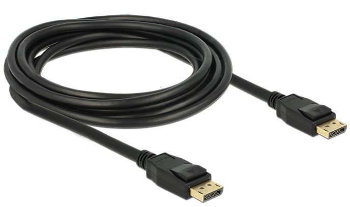 DeLOCK 3m Displayport 1.2a Kabel - Zwart