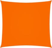 vidaXL Zonnescherm vierkant 3,6x3,6 m Oxford stof oranje
