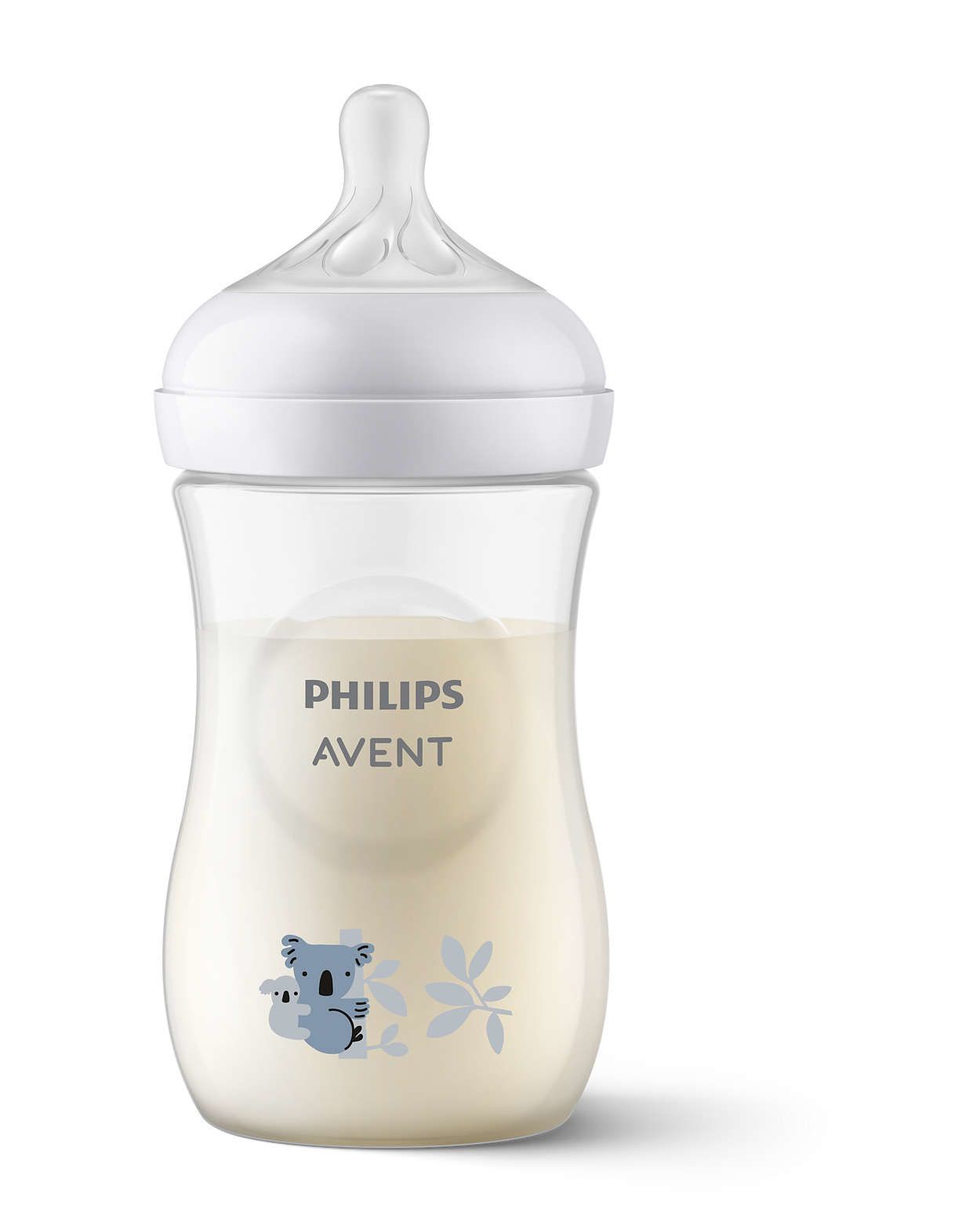 Philips AVENT Natural Response Babyfles - 260 ml - Blauw/Transparant