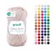 Gründl Cotton Quick Uni Breigaren/haakgaren, 1 kluwen à 50 g, zand