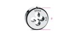 Beta Snijplaten, grove spoed, metrische draad, verchroomd staal 440A 14X2 - 004400114