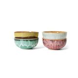 HKLIVING kom 70s (Ø8,3 cm) (set van 4)