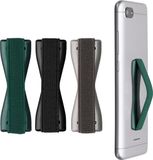 kwmobile Vingerhouder voor Smartphone - Set van 3 - Grijs/Metallic Petrol/Zwart