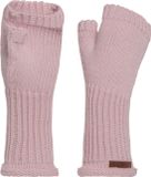 Knit Factory Cleo Gebreide Dames Vingerloze Handschoenen - Roze - One Size