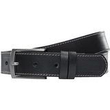 Babista Leren Riem - 120 cm - Zwart - Heren