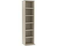 vidaXL Cd-kast 21x20x88 cm bewerkt hout sonoma eikenkleurig