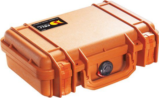 Peli 1170 - Orange Camera Case - 26.8 x 15.3 x 8 cm - with Pick 'n' Pluck Foam