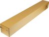 Raadhuis verzendkoker - 860x105x105mm - A0 - vierkant - bruin - 10 stuks