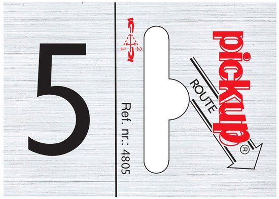 Pickup Route alulook 25x44 mm - cijfer 5