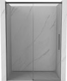 Mexen Rox schuifdouchedeur 160 cm, transparant, geborsteld gun gray