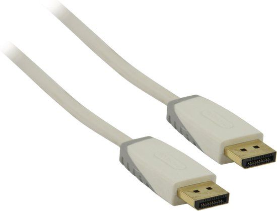 Bandridge DisplayPort - DisplayPort kabel - wit - 1 meter