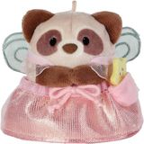 62583 Nici mymochi fairy edition knuffeldierset wasbeer Rakuma, 8 cm, met toverstaf en feeënkostuum in geschenkdoos, beige, zacht, schattig Kawaii pluche om te knuffelen en te spelen