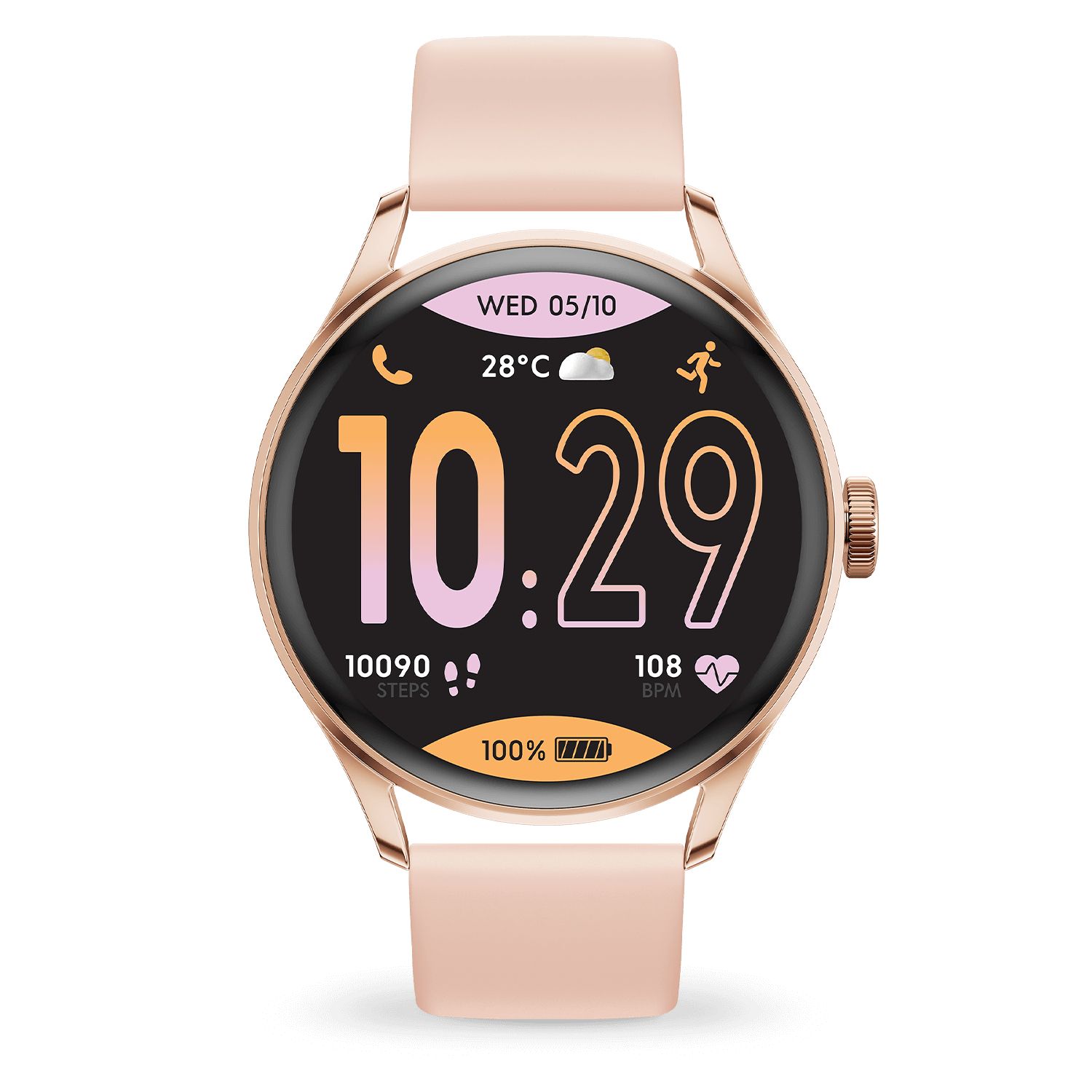 Ice-Watch ICE Watch ICE SMART 2.0 - 39mm - Rose Gold / Nude Smartwatch