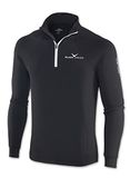 Black Crevice Heren Skirolli Zipper Shirt, zwart/wit, XXXL