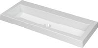 Wastafel INK Dock Wastafel Polystone Zonder Kraangat - 1000x400x60 mm - Glans Wit