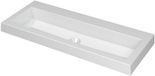 Wastafel INK Dock Wastafel Polystone Zonder Kraangat - 1000x400x60 mm - Glans Wit