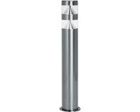 LEDVANCE ENDURA HYBRID ORION DOUBLE buitenlant., hybrideverlichting, 4W, 340lm, warm witte lichtkleur, 3.000K kleurtemperatuur, edelstaal, beschermingsklasse IP44 en IP67, zonne-energie en netvoeding