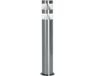 LEDVANCE ENDURA HYBRID ORION DOUBLE buitenlant., hybrideverlichting, 4W, 340lm, warm witte lichtkleur, 3.000K kleurtemperatuur, edelstaal, beschermingsklasse IP44 en IP67, zonne-energie en netvoeding