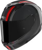 Nolan X-904 Ultra Carbon Gemini Helm - Zwart/Rood - XXL