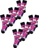 Unabux Freizeitsocken GRUMBLE IN THE JUNGLE Zwart Dierenprint 42-46