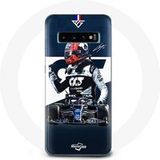 Maniacase Samsung Galaxy S10 Formule 1 Max Verstappen F1 Coureur Blauw
