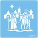 Sjabloon JEM Kerststal Sjabloon 77 * 72 mm