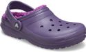 Crocs Classic Lined K Klompen Paars EU 30-31 Jongens,Meisjes