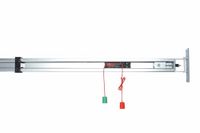 Marantec SZ 11 Aandrijfrail voor garagedeuraandrijving, rail/poortrail voor garagedeuren, sectionele deuren en draaipoorten, zilver