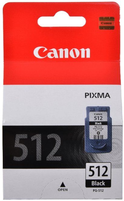 Canon PG-512 Black Ink Cartridge - Original - 401 Pages - Compatible with Canon PIXMA Printers