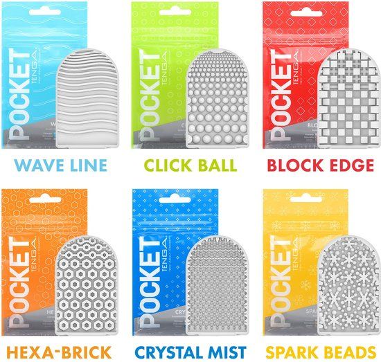 Tenga Pocket Stroker Crystal Mist - Blauw