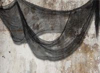 Fiestas Guirca - Grijze decoratiestof (76 x 228 cm)