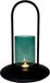 XLBoom Blaze Medium Bougeoir - Noir/Vert - 25,5 cm