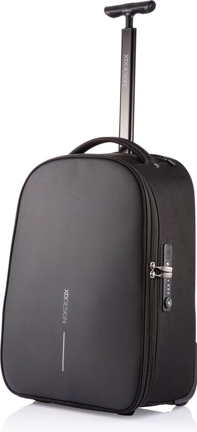 XD Design Bobby Anti-Diefstal Rugzak Trolley 21.5 liter - Zwart - 17 inch Laptopvak